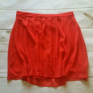 NWOT Orange/Red Old Navy Skirt, size medium